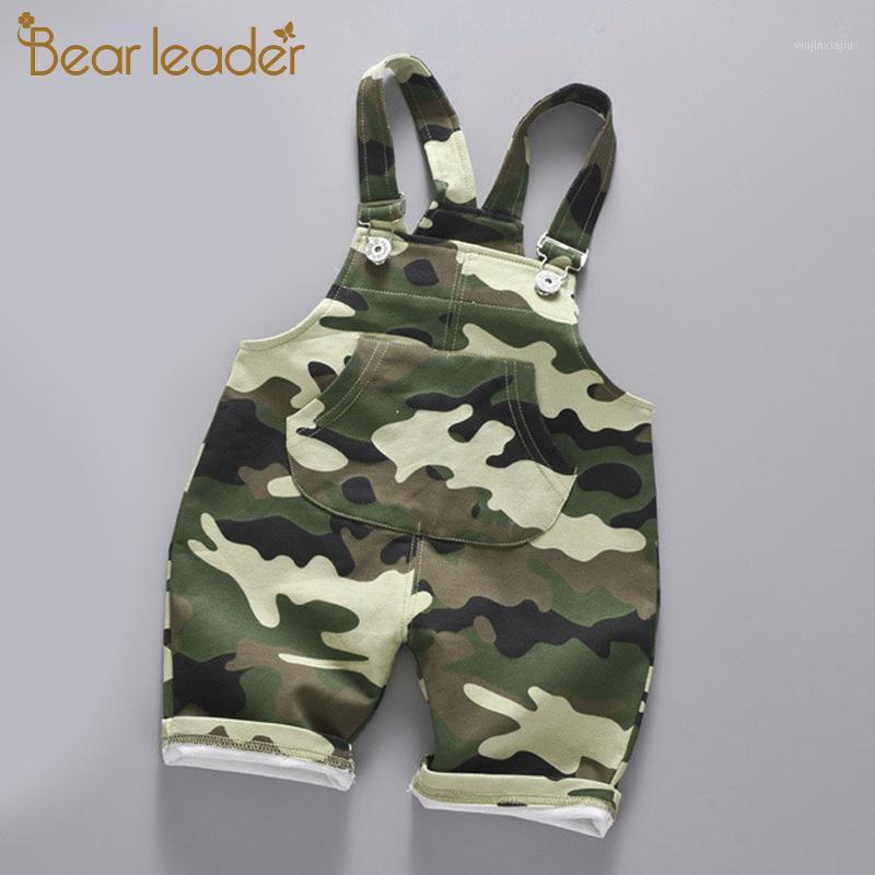 

Bear Leader Baby Boys Summer Costumes Kids Girls Print Suspender Pants 1-5 Years Children Casual Pants Kids Clothing Overalls1, Ah1119army green