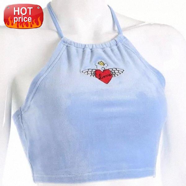 

2019 Newest Hot Sale Modish Heart Shaped Women Sweet Cute Camis Tank Top Vest Sleeveless #Ic2K, White