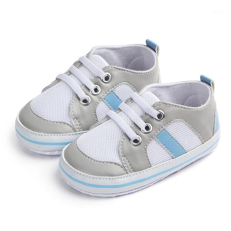 

Newly Newborn Baby Boys Shoes Patchwork Pattern Baby Shoes Anti-slip Toddler Crib First Walkers -18 Months1, Gray