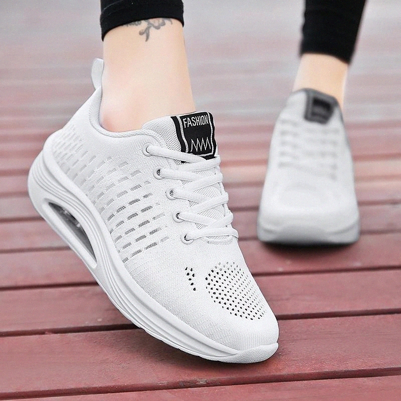 

Women Casual Shoes Light Sneakers Breathable Mesh knitted Loafers Vulcanized Shoes Outdoor Sock Shoes Plus Size #Wv0r