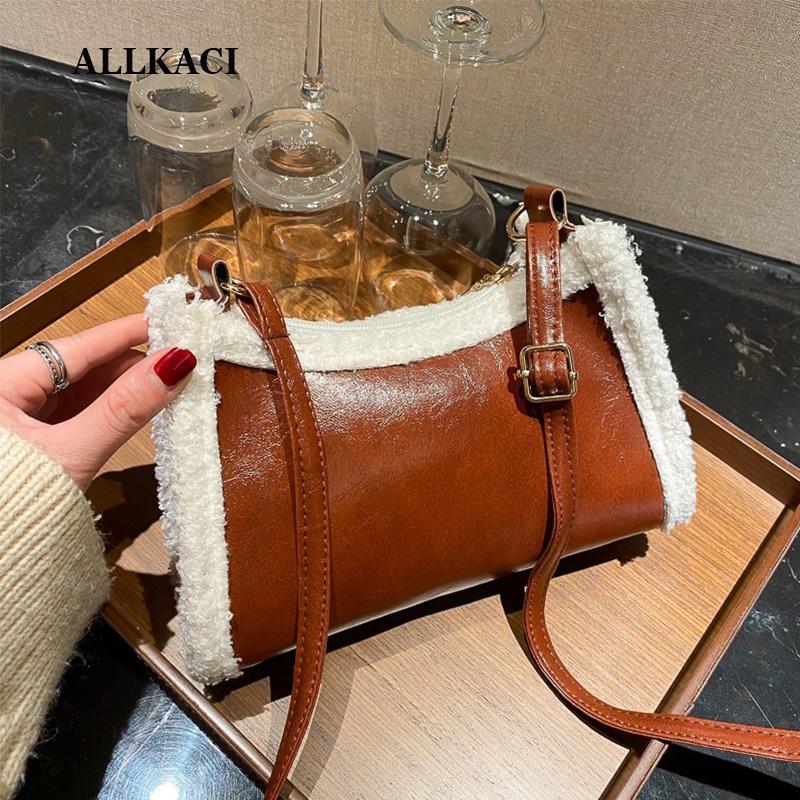 

Fashion Simple Women's Designer Handbag High Quality PU Leather Small Messenger Bag Solid Color Shoulder Crossbody Bags Clutch50, Black
