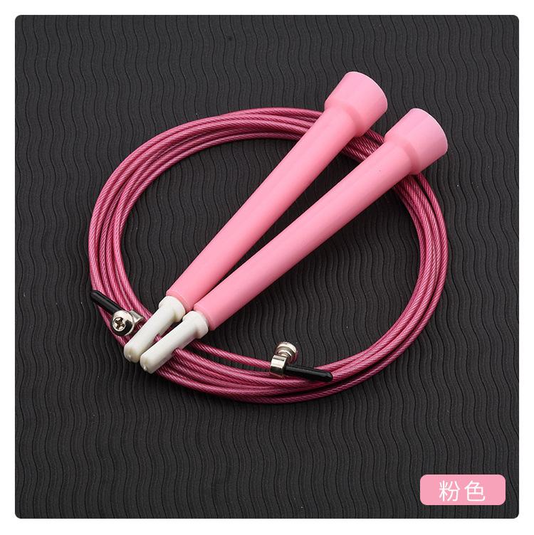 

Racing Bearing Steel Wire Jump Rope Sports Supplies Sports Skipping Adult Losing Weight Children Fitness Plastic Handle Jump R