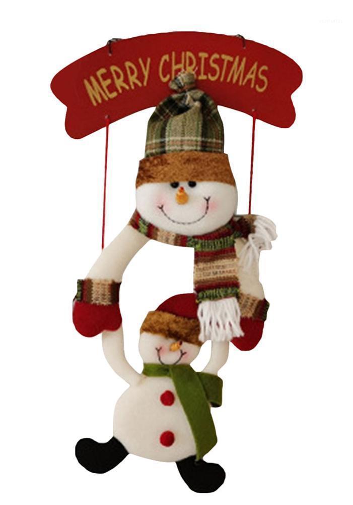 

Christmas Plush Ornaments Flannel Cute Santa Snowman Tree Hanging Ornaments Gifts For Decorate Christmas Trees Beds Fireplaces1