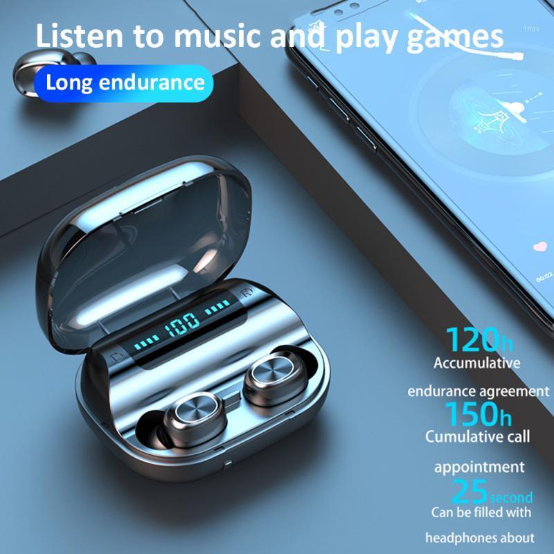 

Mini Headphone Sport Headset with Charging Box TWS Earbuds Wireless Stereo Bluetooth 5.0 Headphones Sport Earphones with Mic1