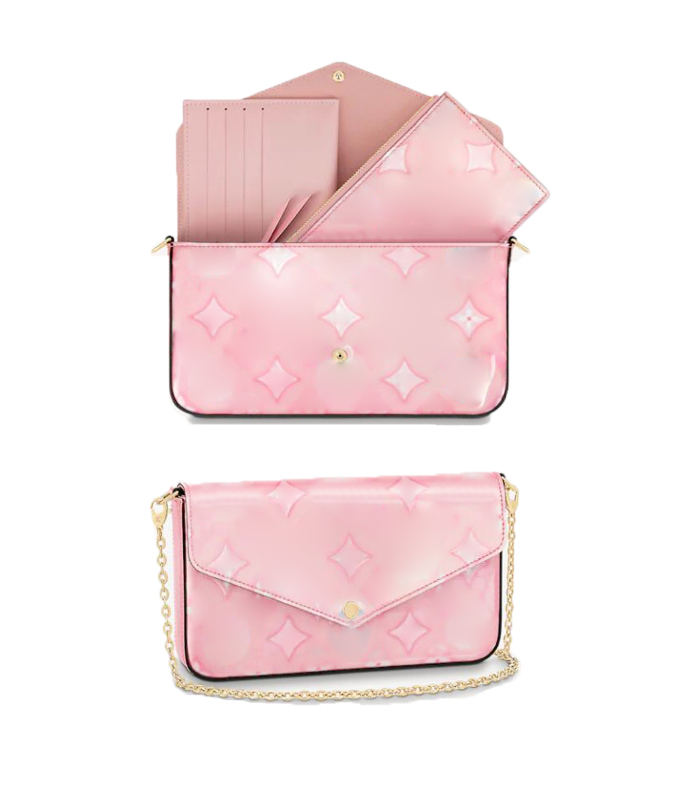 

Handbag Women Shoulder Bag Multi POCHETTE FELICIE M81142 with BOX Embossed Flower Leather Clutch Luxury Designer Crossbody Messenger Bags Chain Coin Pouch Tote Bag, No pay