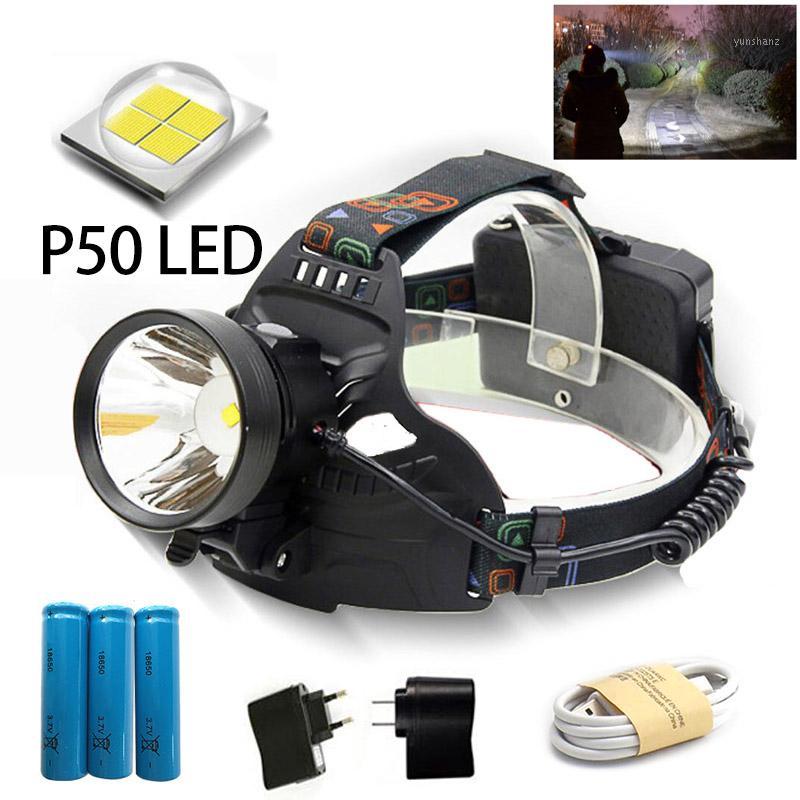 

xhp50.2 USB LED Headlight Headlamp Rechargeable Torches Fishing Hoofdlamp Frontale Fish1
