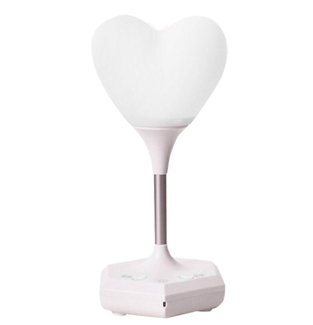 

LED heart-shaped lamp night light recording timer recording cartoon lamp home bedroom and other modes