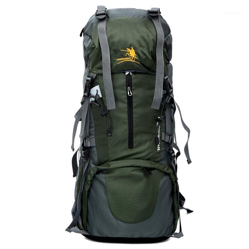 

Free Knight 70L Professional Climbing Bags Top Quality CR Outdoor Sport Hiking Camping Backpack Travel Mountaineering Bags1, Orange