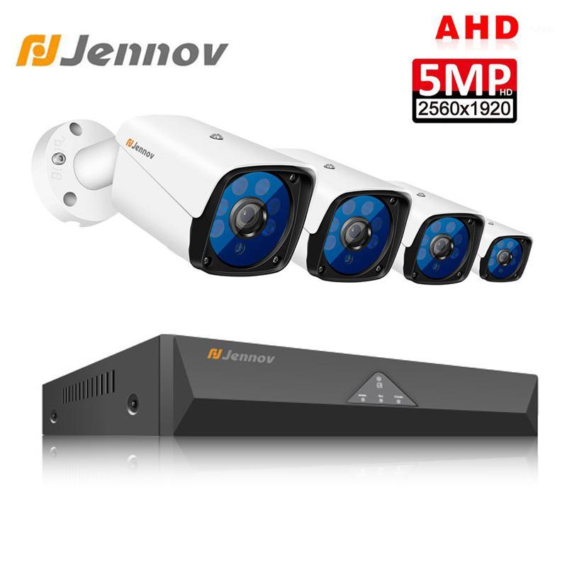 

Jennov 5MP 4CH CCTV Camera Scurity System Kit Video Surveillance Monitoring DVR AHD Camera Remote View IR-Cut Outdoor Waterproof1
