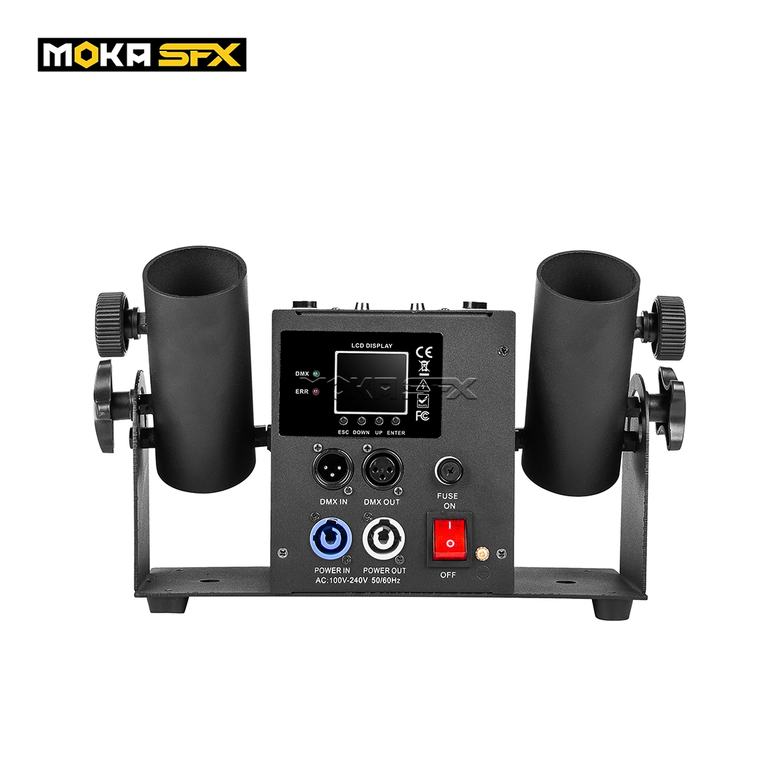 

Spain Stock Birthday Confetti Machine Two Heads Confetti Cannon Stage Special Effect Dmx Remote Control Spray 8-10m For Wedding Disco Party