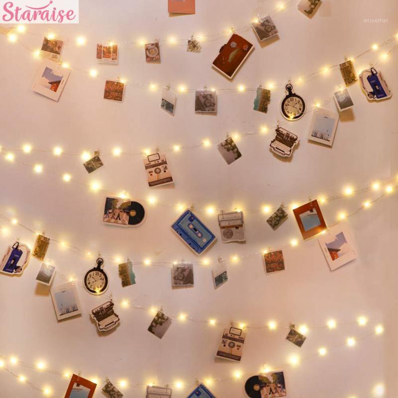 

Fairy String Photo Clip Light LED Christmas Decoration For Home Garland Pendant Christmas Tree Decor 2019 Navidad Ornaments Xmas1