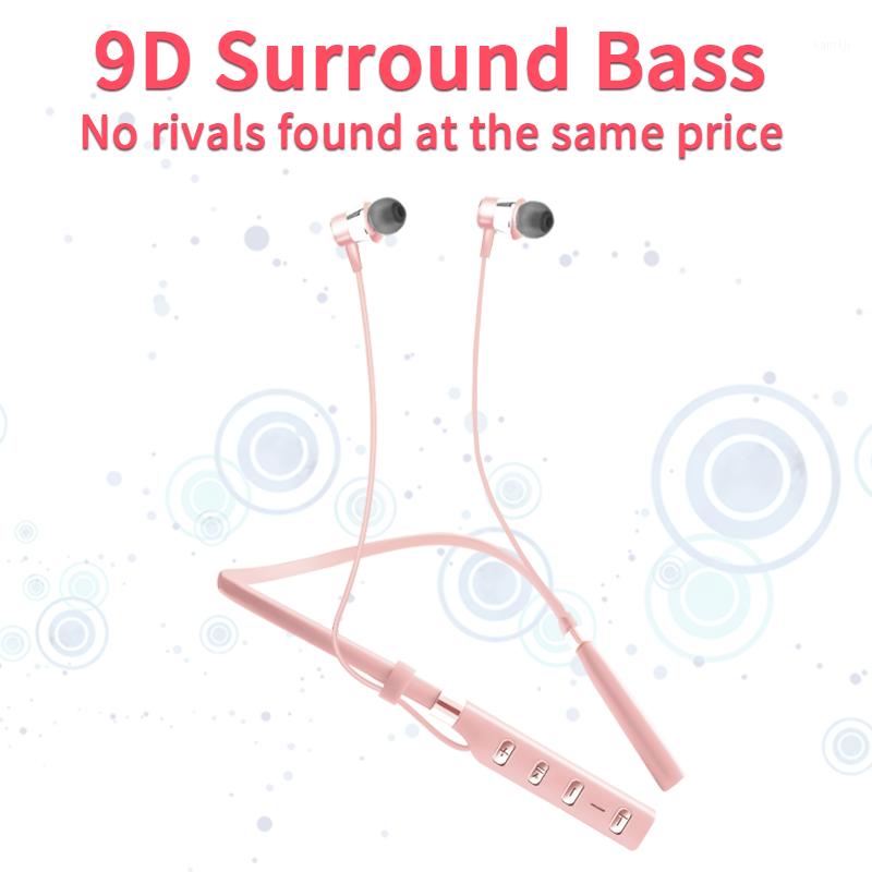 

Wireless bluetooth headset 9D surround sound sports headset couple G21, Blue