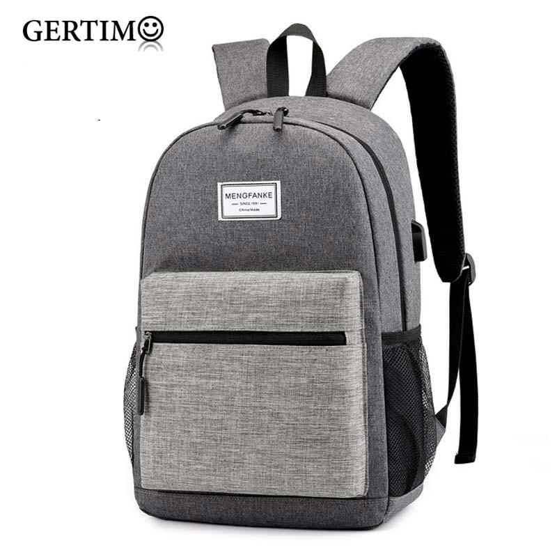 

Rechargeable Men City Backpack USB Charging Waterproof Travel Laptop Backpacks College School Bags for Girls Female Outdoor Bag, Khaki