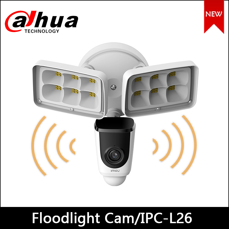 

Imou Floodlight Cam IP Camera IPC-L26 Outdoor Weatherproof Wifi Camera 1080P PIR Detection Security Camera Internet protocol