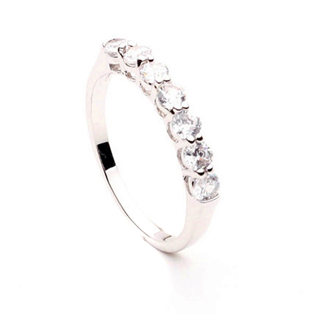 

New Fashion Jewelry platinum plating Ring Handmade crystal Cubic Zircon wedding ring, Slivery;golden