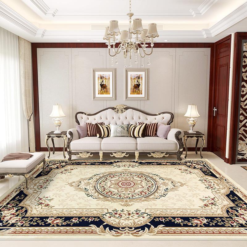 

European-style polypropylene carpet home full-spread large area bedroom bedside ethnic style luxury living room sofa coffee tabl, 05