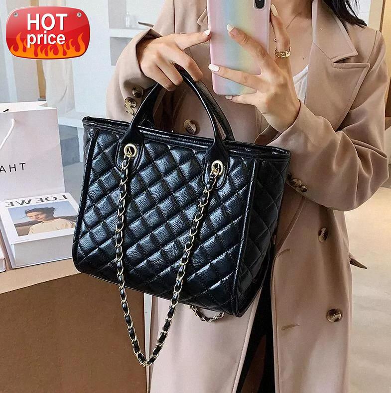 

Luxury Designer Ladies Hand Bags 2020 New Large Capacity Handbags High Quality Chains Shoulder Bags For Women Fashion Totes #TV1u, Beige