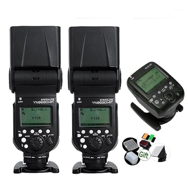 

2x YONGNUO Speedlite YN968EX-RT w/ Led Light + YN-E3-RT Transmitter GN60L HSS 1/8000s Flash for DSLR 600EX-RT ST-E3-RT1