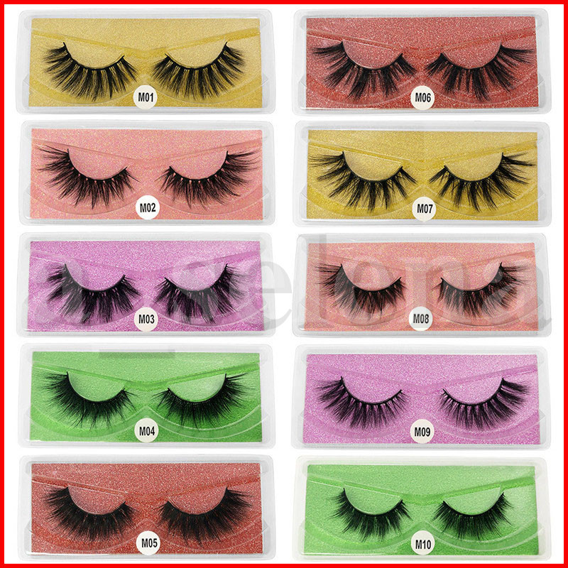 

3D Mink Eyelashes Wholesale Natural False Eyelashes 3D Mink Lashes Soft make up Extension Makeup Fake Eye Lashes