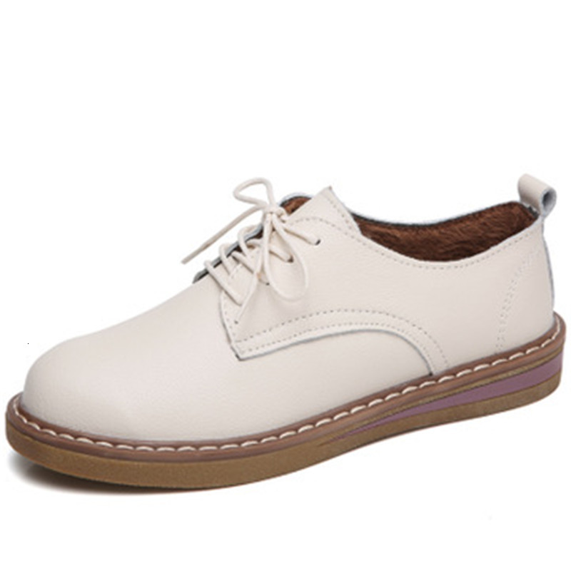 

2021 New British Style Lace-up Oxford Woman Creepers Women's Footwear Round Foot Retro Derby Leather Shoes 556N, Black