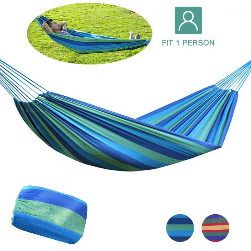 

Single / Double Hammock for Backyard Patio Porch Garden Indoor Outdoor Camping Hiking Thick Canvas Summer Beach Hammock1