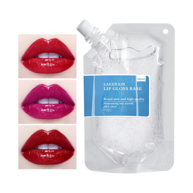 

50ml DIY Moisturizing Matte Lipgloss Base Gel DIY Lip Glaze Material Handmade Liquid Lipstick Gel Lips Makeup Cosmetics, 50 matte