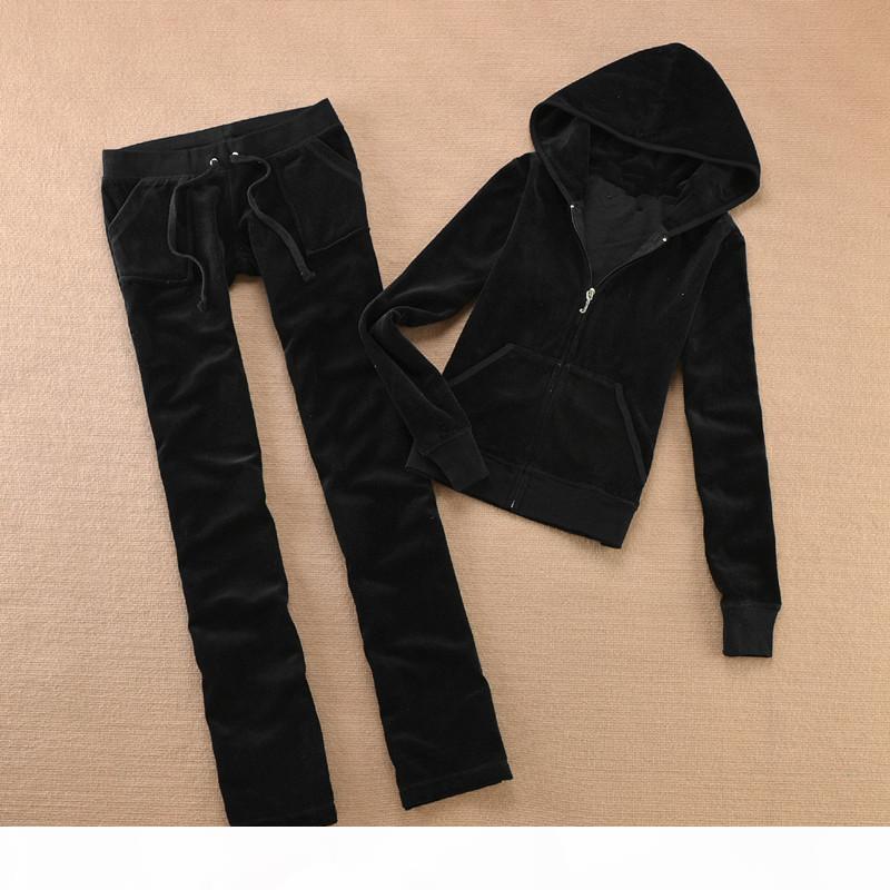 

Velvet Women'S Fabric Tracksuits Velour Suit Women Track Suit Hoodies And Pants sapphire1, Sapphire