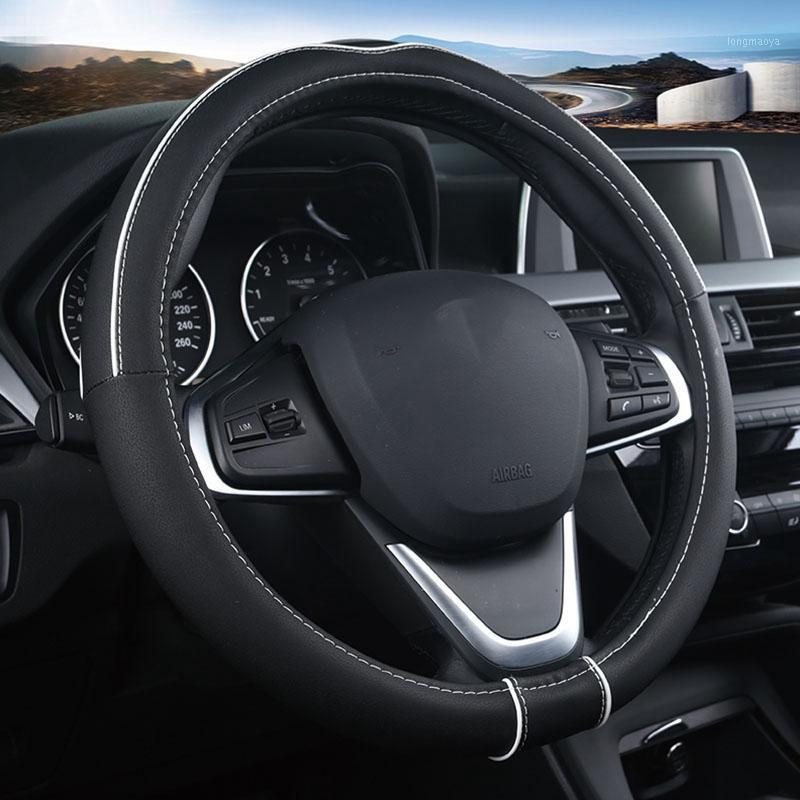 

Car Steering Wheel Cover Four Seasons Steering Wheel Hubs for Interior Accessories 36-40CM1