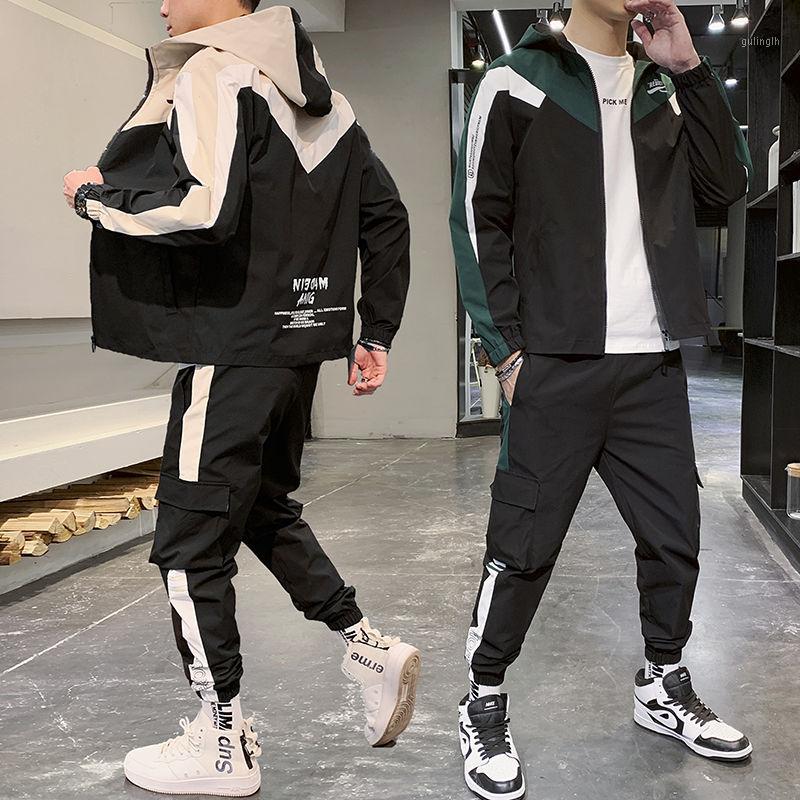 

Hoodies+Pants Set Men Tracksuit Suit Ropa Deportiva Hombre Two Piece Skirt Set Casual Sportswear Suit Ropa Hombre Long Sleeve1, Other