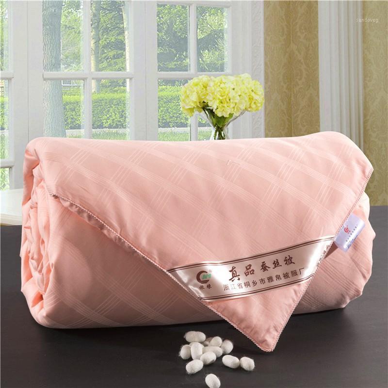 

100% Natural Silk Quilt Core 0.5kg/1kg/1.5kg/2kg Manual Silk Queen Twin Size Bedding Handmade Pink House Wear & Furnishings1, 0.5kg silk
