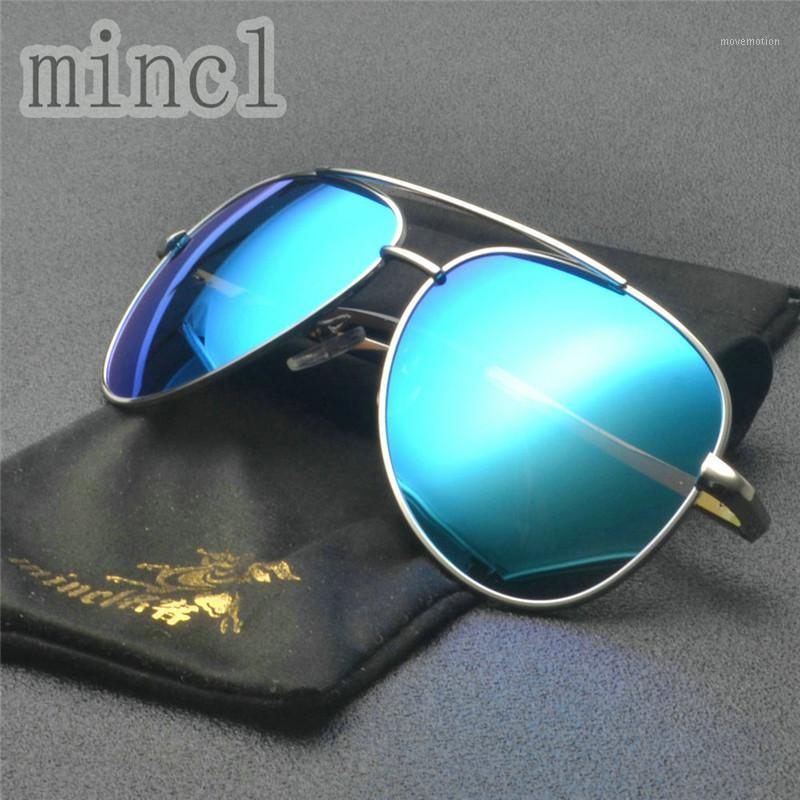 

MINCL/ Polarized Sunglasses for Men Brand New Sunglasses Women for Driving Luxury Pilot Mirror Sun Glasses Male Female Women NX1