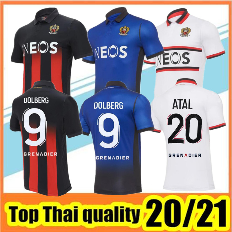 

20 21 maillot de foot OGC Nice Soccer Jersey 2020 2021 Olympique Gymnaste Club de Nice Football Shirt motion de foot shirts, Home