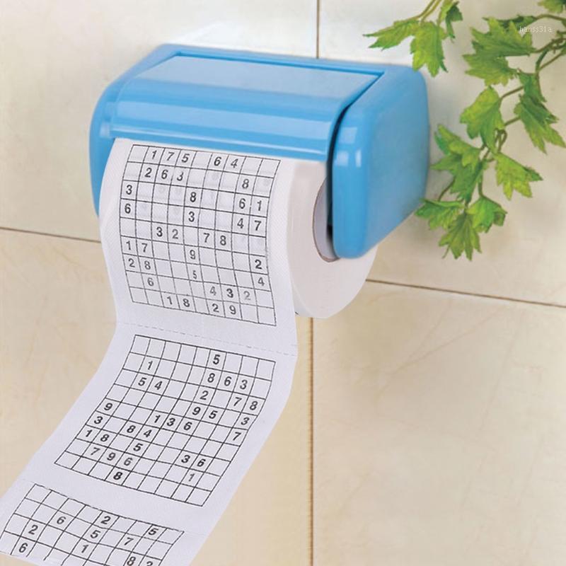 

1 Roll Funny Number Printed Toilet Paper Roll Novelty Soft Ultra Gentle Clean Touch Toilet Paper Towels1