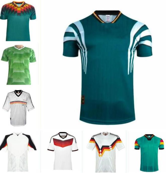 

World cup 1990 1992 1994 1998 1988 Germany Retro Littbarski BALLACK Soccer Jersey KLINSMANN Matthias home shirt KALKBRENNER JERSEY 1996 2004, Black;yellow