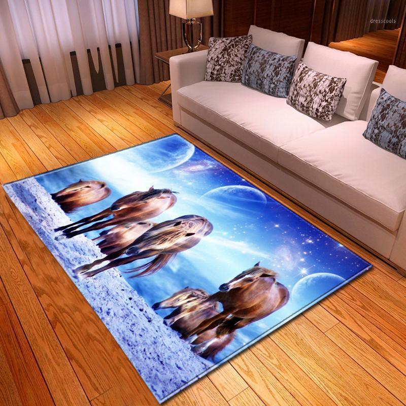 

Cartoon Horse Pattern 3D Carpet Child Bedroom Play Big Rug Kids Room Decor Carpets Baby Crawl Mat Children Print on Demand Rugs1, Q191017-a050