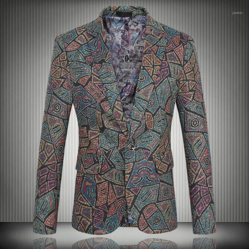 

Men's Suits & Blazers Wholesale- 2021 Spring Men Blazer Design Woolen Slim Mens Casual Jacket Erno Masculino Plus Size 5XL Chaquetas Hombre1, As pic