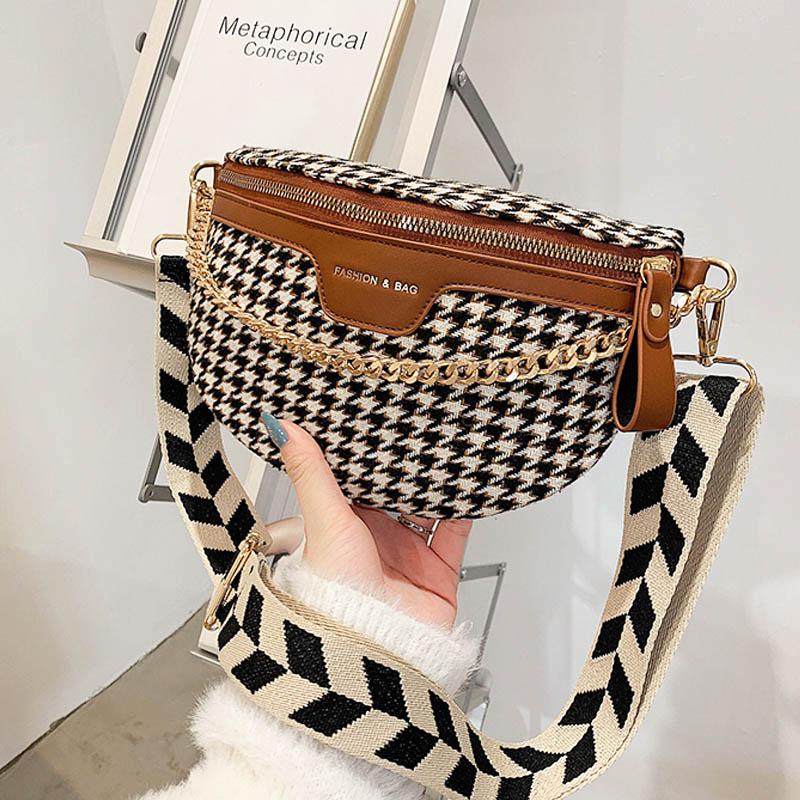 

Women Bag Casual Sacthel Fashion Half Moon Chest Bags For Women 2021 Waist Bag Famouse Brand Fanny Pack Casual Phone Pouch, Sky blue