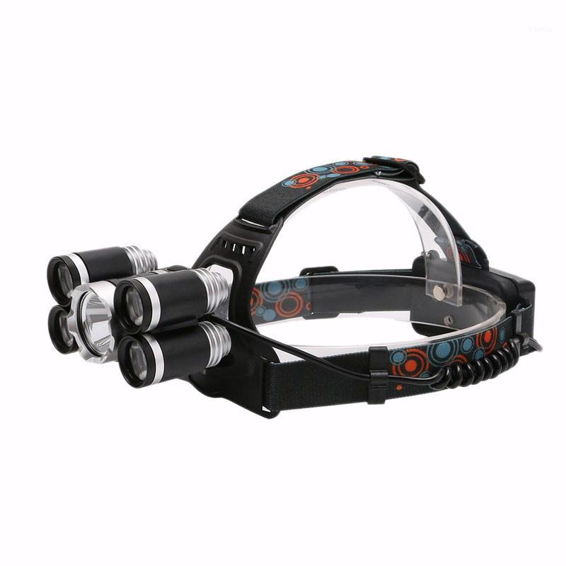 

50000Lm 5Head Xm-L T6 Led 18650 Head Light Lamp Headlight Torch Light1
