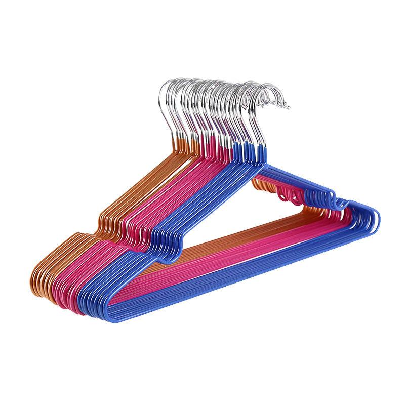 

10pcs/lot Stainless Steel Coat Hanger Non-slip Clothing Hanging Bathroom Kitchen Towel Holder Household Hanger Organizer