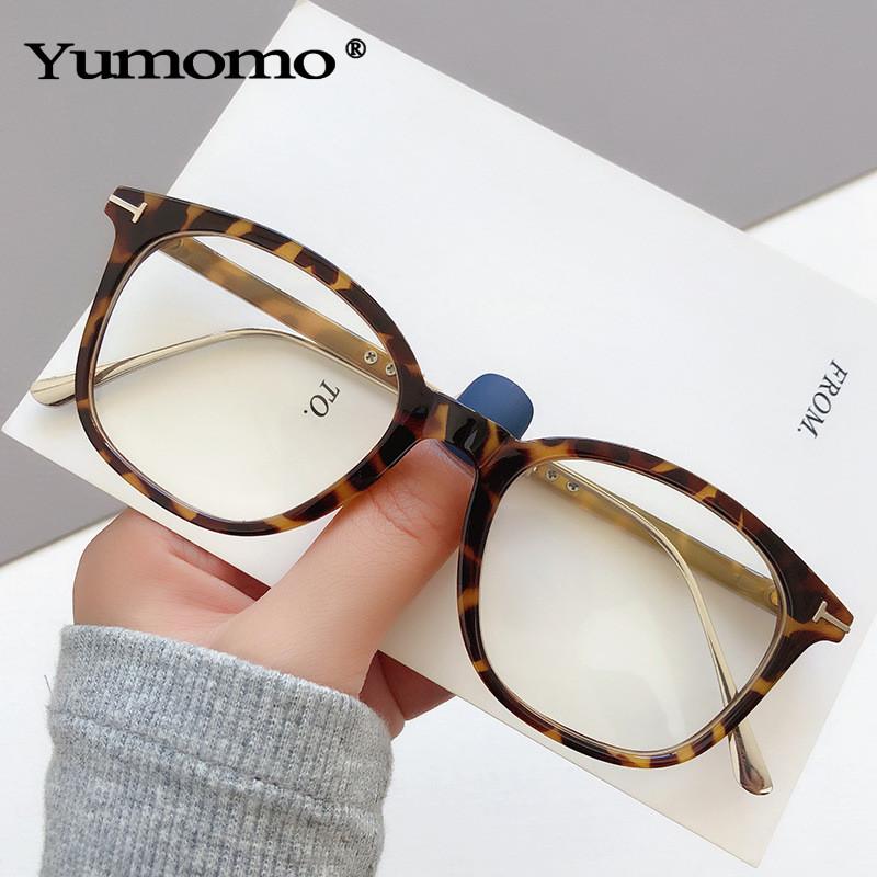 

2021 Square Optical Frame Eyeglasses Women Men Fashion Glasses Frames Retro Clear Myopia Frame Lady Frames
