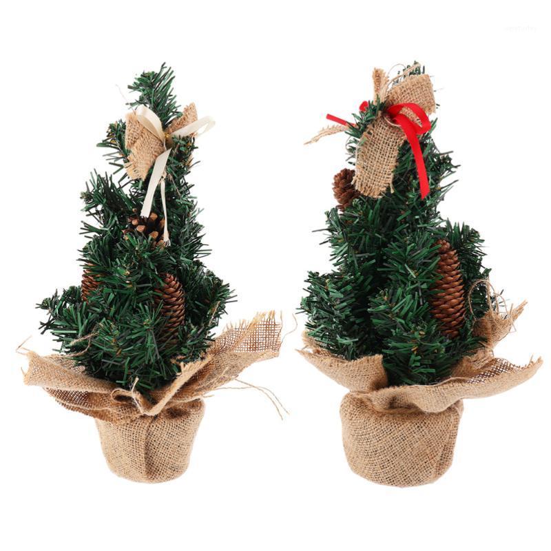 

2pcs Cute Exquisite Lovely Christmas Tree Artificial Xmas Tree Fake Xmas for Party1