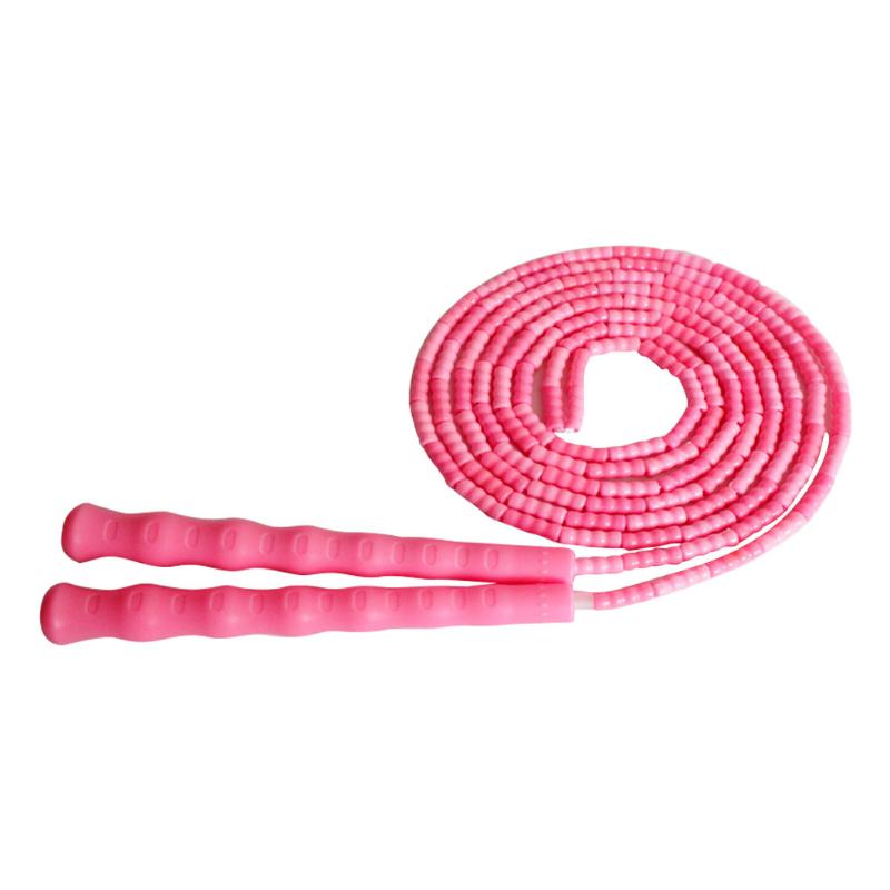 

Yoga Jumping Kids Adults Workout Non-slip Handle Segmented Soft Beaded Exercise Fat Burning Fitness Training Gym Skipping Rope