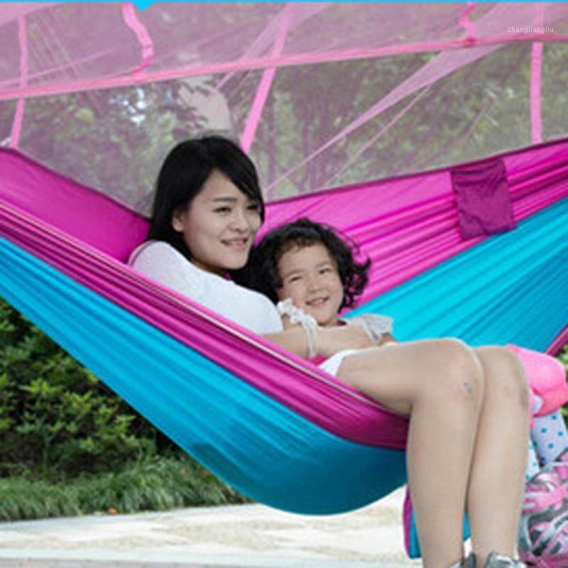 

Mosquito Net Parachute Hammock Outdoor Camping Travel Hanging Portable Bed Outdoor Camping Travel Supplies Bed1