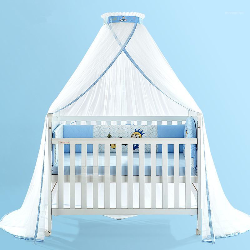 

Princess Girl Baby Crib Mosquito Netting,Round Bed Canopy Curtain Dome Mosquito Net,Infant Kids Crib Nets,Insect Net1