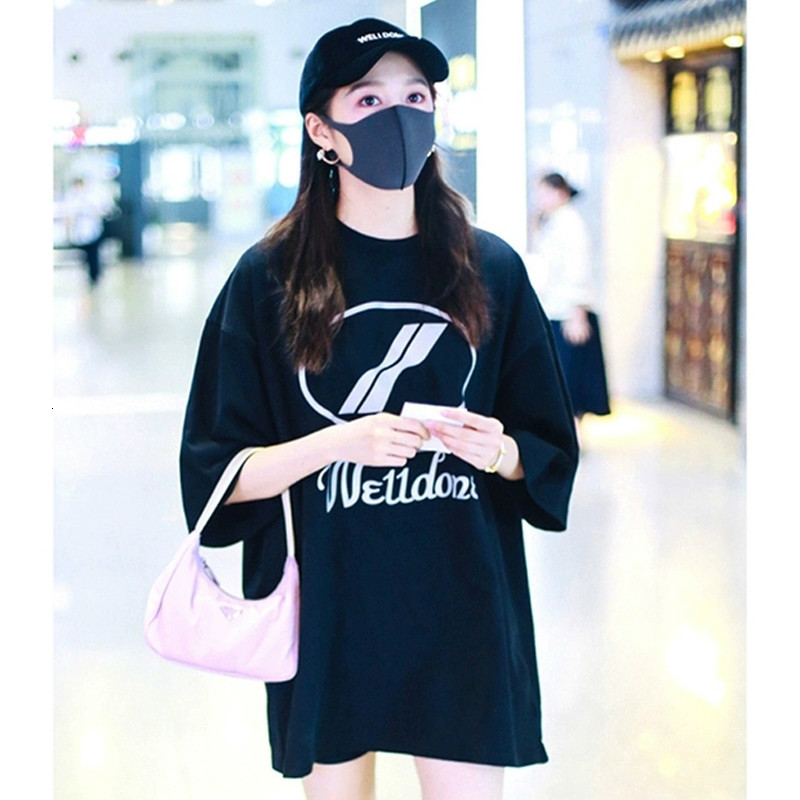 

2021 New Summer Welldone Laser Reflection Colorful T-shirts Men Women Cotton High Quality Oversized Well Done t Shirt Fast Shipping Zrkc, 3511