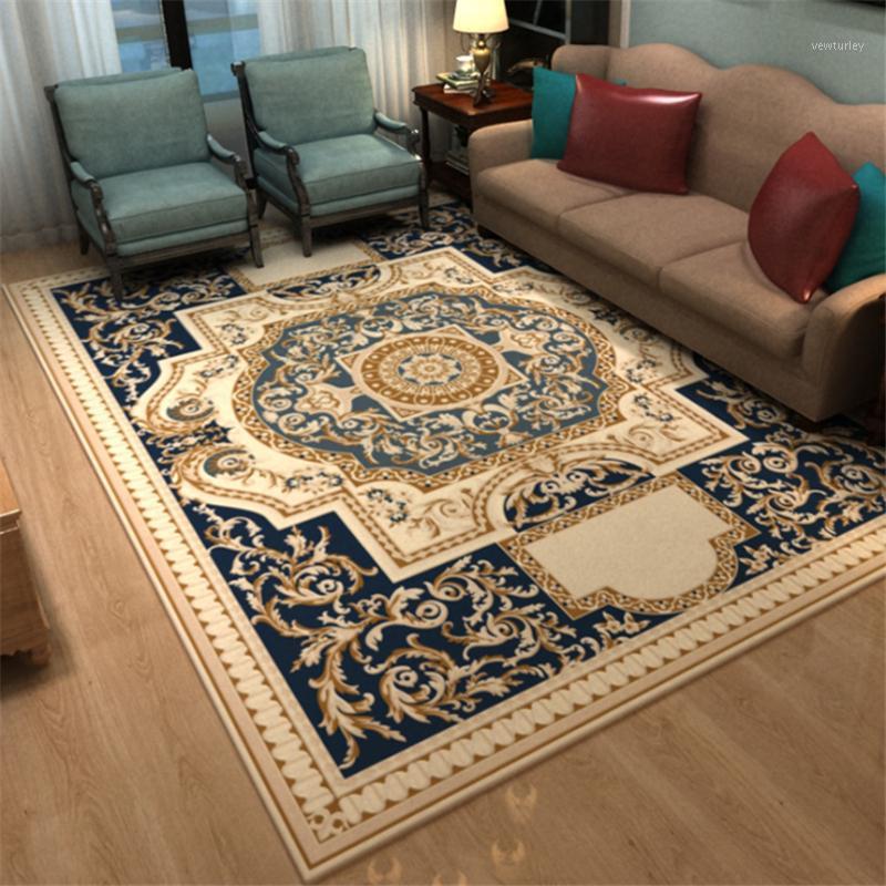 

European Classic 3D Printed Carpet Carpets for Living Room Carpet Kids Room Grey Modern Home Decor 100% Polyester Floor Mat1, Yellow