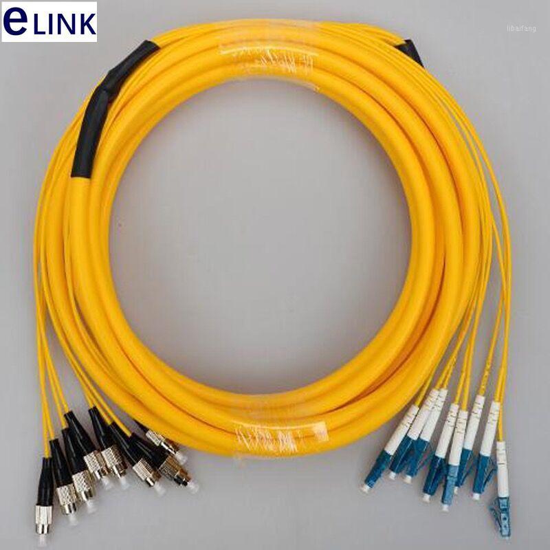 

50m 12 cores fiber patchcord SM bundled jumper LC SC FC ST branch cable 2.0mm Singlemode optical fiber patch lead 12C bundle1