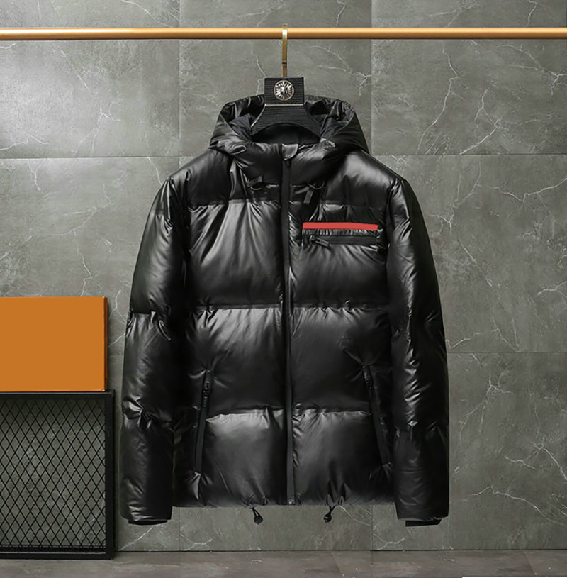 

Mens down Jacket Parkas Fashion Winter Down Jackets Coat Womens Padded Jacket Couple Thick Warm Outerwear Size S-2XL, Happy life