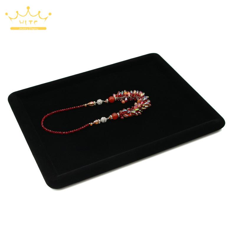 

Necklace Earrings Showcase Velvet Jewelry Ring Display Organizer Case Tray Holder Bangle Storage Box Gift Box