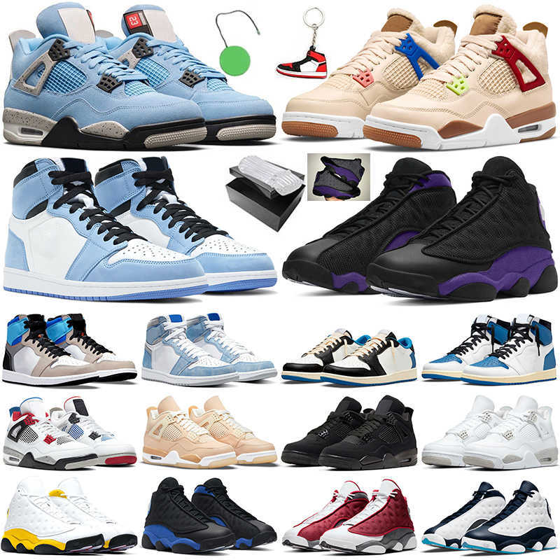 

Jumpman 4s Basketball Shoes Sail Black Cat Wild Things University Blue 4 1s Hand Crafted Dark Mocha Fragment 1 13s 13 Court Purple Red Flint, 1s #11